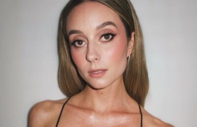 Mary Beth Barone attending a premiere in a glamorous outfit, as shared on her Instagram (@marybethbarone)