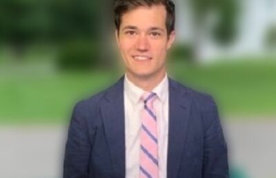 Philip Wegmann asking a question during a White House press briefing, 2025