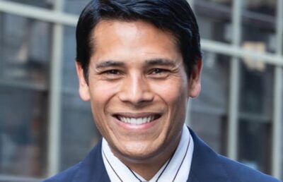 Nirav Tolia, CEO and co-founder of Nextdoor, speaking at a tech conference in 2025
