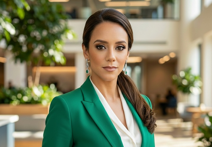Dee Dee Gatton, the National News Desk anchor for Sinclair Broadcast Group, posing in a professional studio setting.